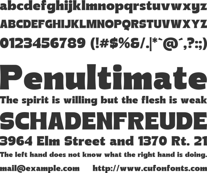 Draplink font preview