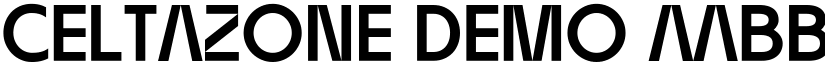 Celtazone Demo font