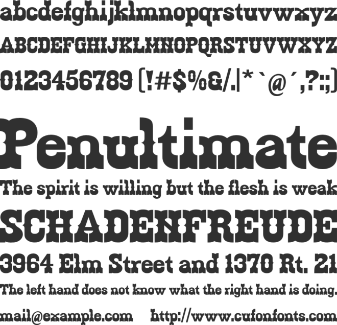 Wiskinkiful font preview
