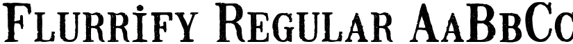 Flurrify Regular font