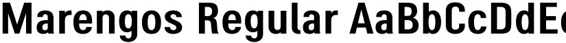 Marengos Regular font