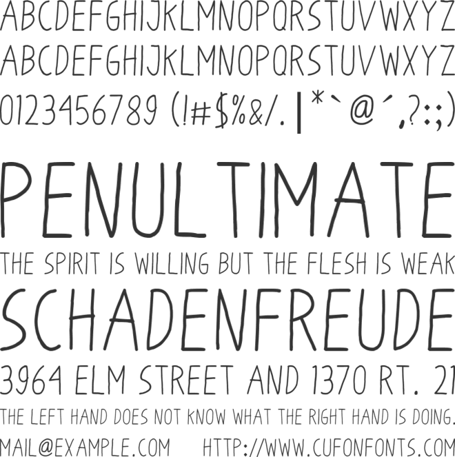 Odum Odum font preview