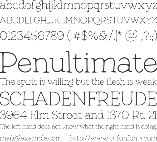Vintage Machine font preview