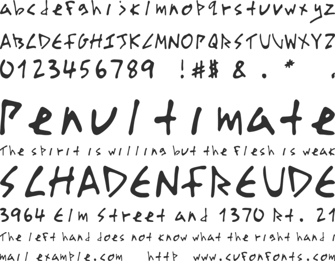 Soley font preview
