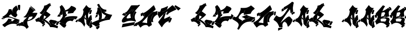 Spread Out Regular font