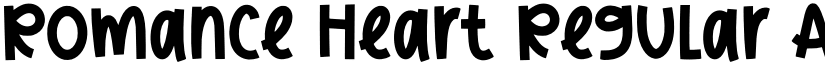 Romance Heart Regular font