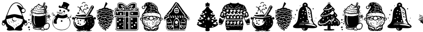American Christmas Symbols Regular font