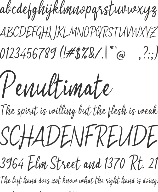 j Jobs Hiring font preview