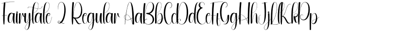 Fairytale 2 Regular font