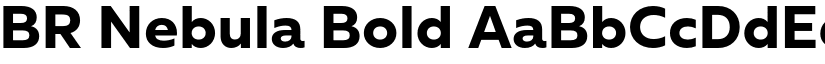 BR Nebula Bold font