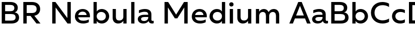 BR Nebula Medium font