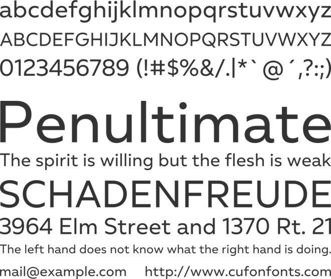 BR Nebula font preview