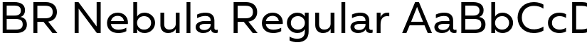 BR Nebula Regular font