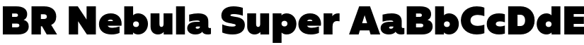 BR Nebula Super font