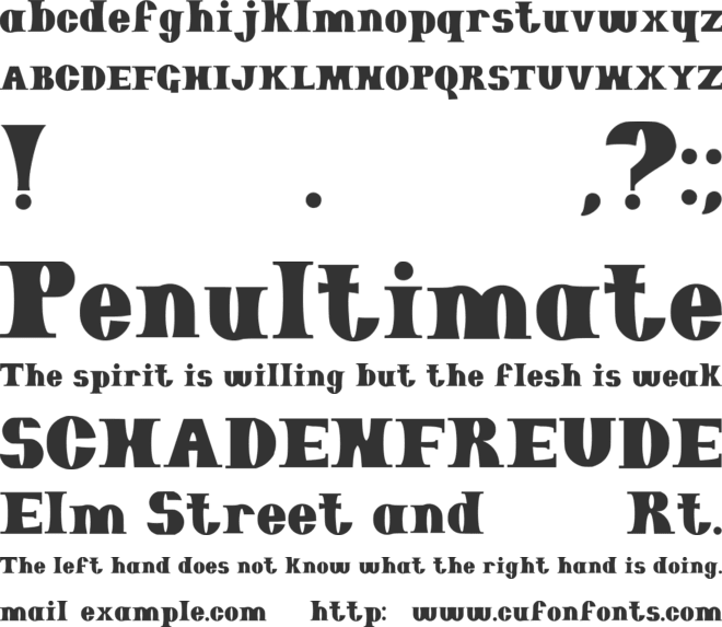 Rook Font font preview