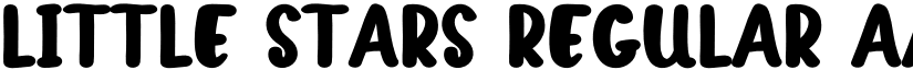 Little Stars Regular font