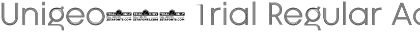 Unigeo128 Trial Regular font