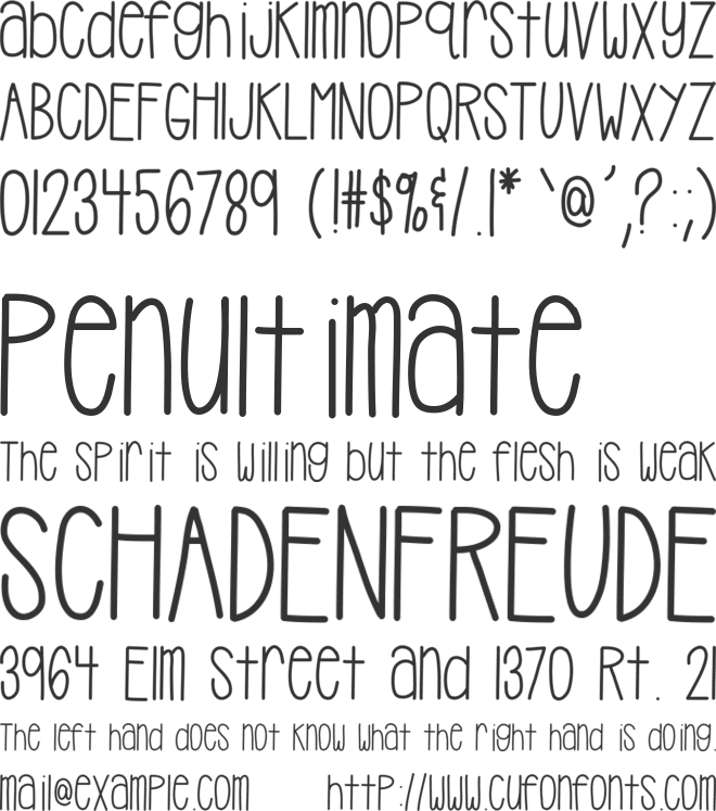 HelloCasual font preview