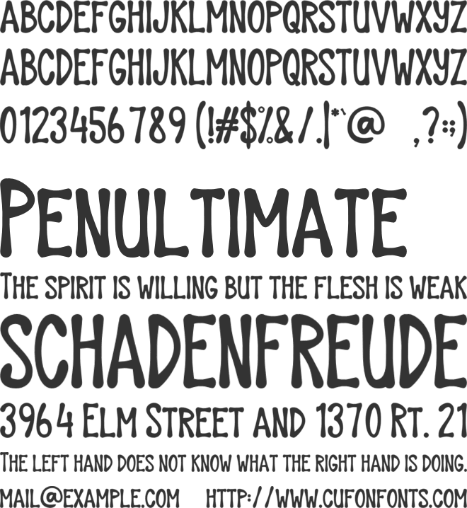 Santa Nort Pole font preview