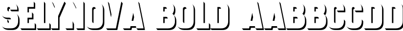 SELYNOVA Bold font