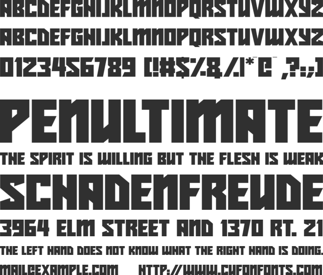 Neonatify font preview