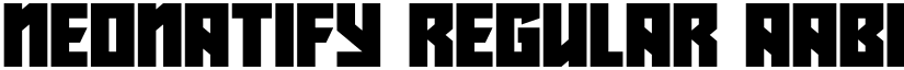Neonatify Regular font