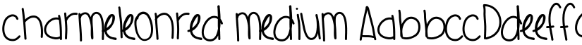 CharmeleonRed Medium font