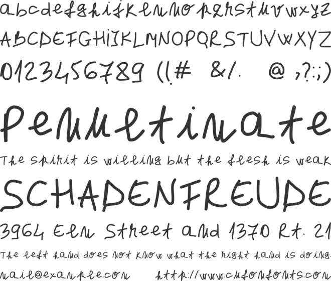 cristina font preview