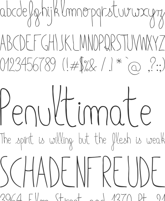 MaiLinh font preview