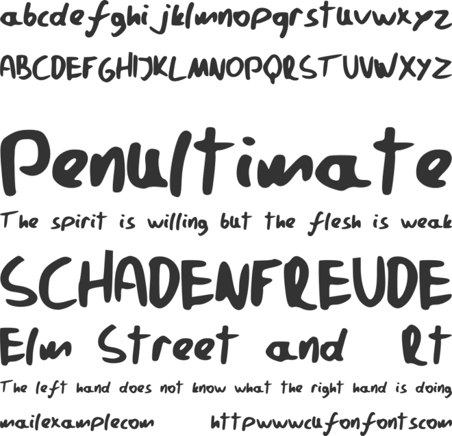 Pavfont font preview
