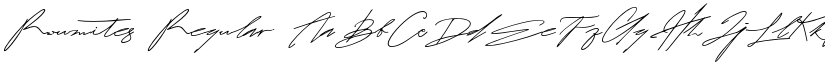 Roumites Regular font