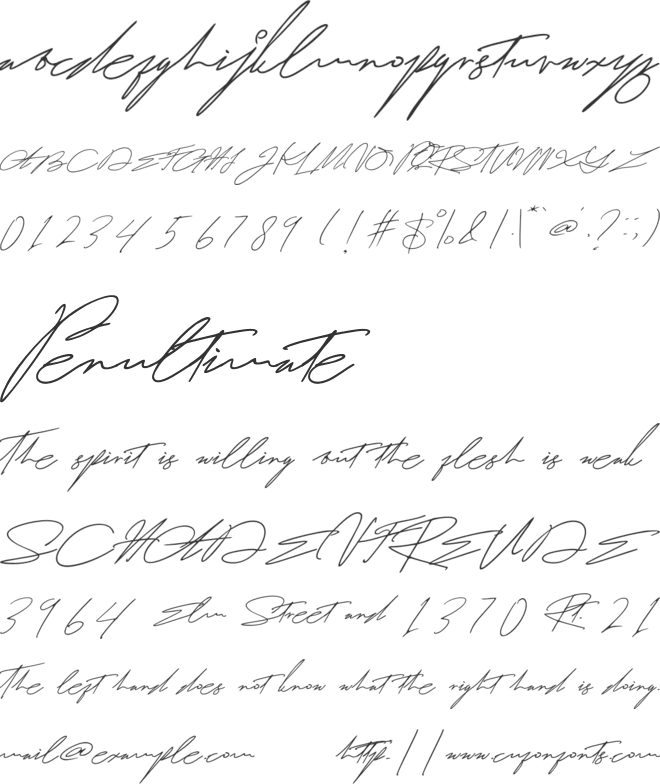 Betoure trial font preview