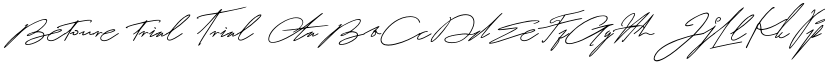 Betoure trial Trial font