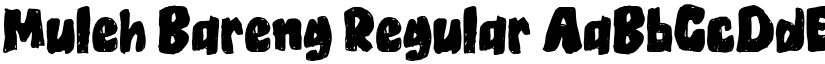 Muleh Bareng Regular font