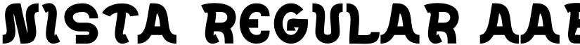 Nista Regular font