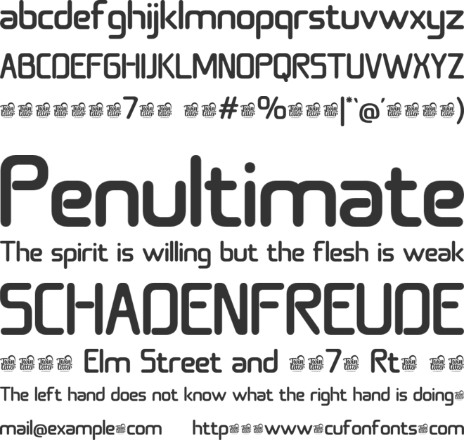 Linkero Trial font preview