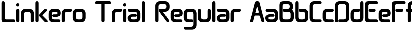 Linkero Trial Regular font