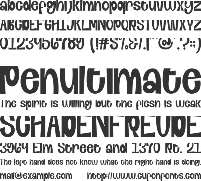 Gokatte font preview