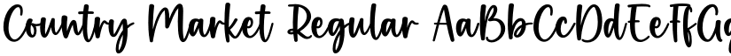 Country Market Regular font