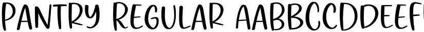 Pantry Regular font