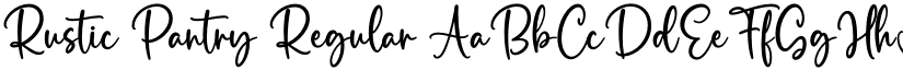 Rustic Pantry Regular font