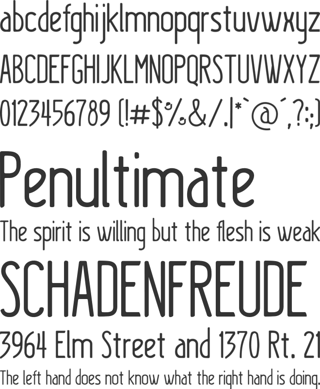 Kraftstoff font preview