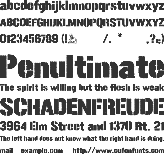 Tanque de Guerra font preview