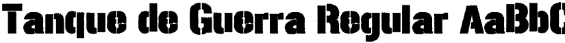 Tanque de Guerra Regular font