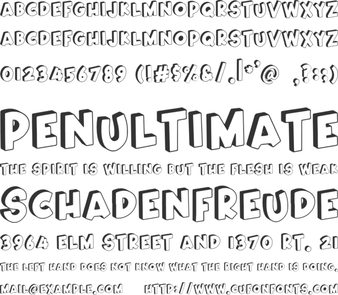 Ghibo Talk font preview