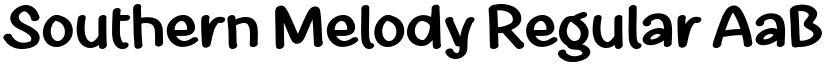 Southern Melody Regular font