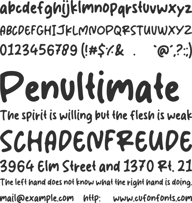 Beach Vibes font preview