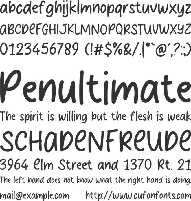 Biskuito font preview