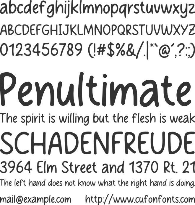 Super Magnum font preview