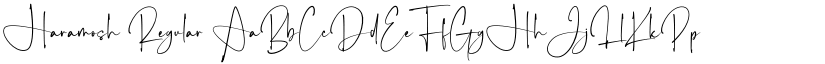 Haramosh Regular font